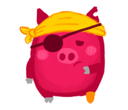 Pink Flying Pics Fun Set sticker #8556248