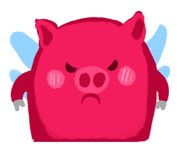 Pink Flying Pics Fun Set sticker #8556253