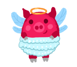 Pink Flying Pics Fun Set sticker #8556263