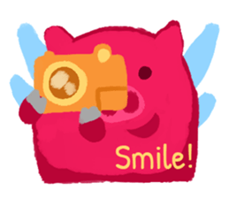 Pink Flying Pics Fun Set sticker #8556266