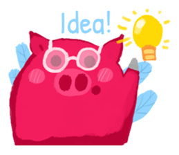 Pink Flying Pics Fun Set sticker #8556267