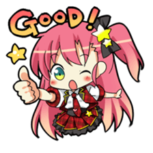 Pretty pop idol Merle sticker #8556702