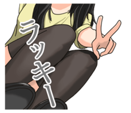 hey knee socks sticker #8557210