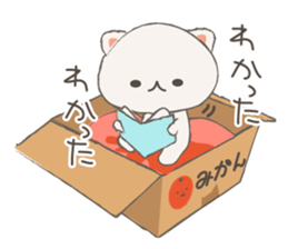 Cat in Cardboard sticker #8557168