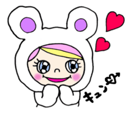 colorful gals ~living doll~ sticker #8557722