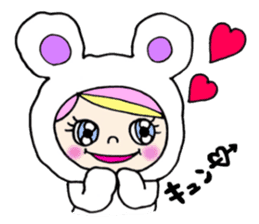 colorful gals ~living doll~ sticker #8557722