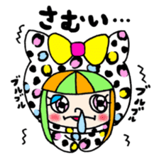 colorful gals ~living doll~ sticker #8557726