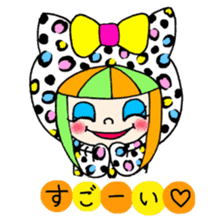 colorful gals ~living doll~ sticker #8557729