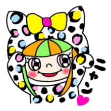 colorful gals ~living doll~ sticker #8557736