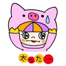 colorful gals ~living doll~ sticker #8557737