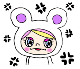 colorful gals ~living doll~ sticker #8557746