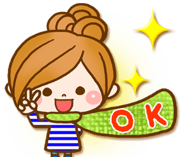 Leisurely a girlfriend 5. happy winter. sticker #8558022