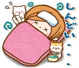 Leisurely a girlfriend 5. happy winter. sticker #8558035