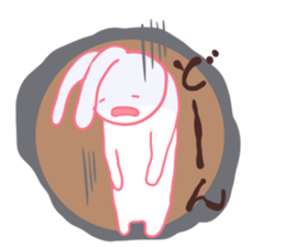 It is the sticker of a usable rabbit. sticker #8558265