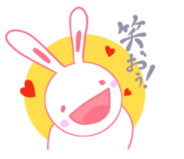 It is the sticker of a usable rabbit. sticker #8558271