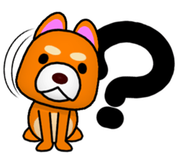 Slightly cool Japanese Dog Shiba BUNTA sticker #8558561