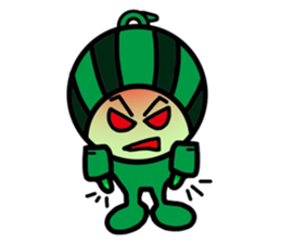 Watermelon guy-Say Hello(English) sticker #8558662