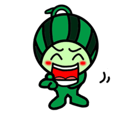 Watermelon guy-Say Hello(English) sticker #8558665