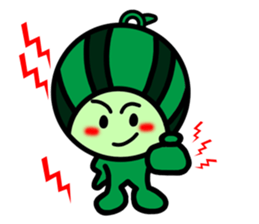 Watermelon guy-Say Hello(English) sticker #8558682
