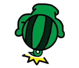 Watermelon guy-Say Hello(English) sticker #8558683