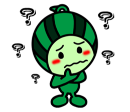 Watermelon guy-Say Hello(English) sticker #8558684