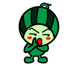 Watermelon guy-Say Hello(English) sticker #8558685