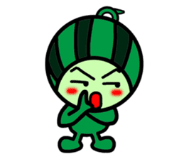 Watermelon guy-Say Hello(English) sticker #8558685