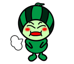 Watermelon guy-Say Hello(English) sticker #8558686