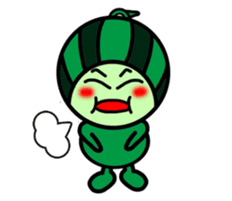 Watermelon guy-Say Hello(English) sticker #8558686