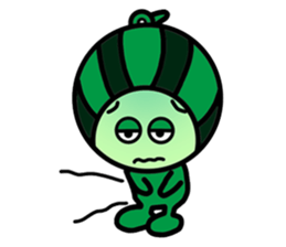 Watermelon guy-Say Hello(English) sticker #8558687