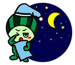 Watermelon guy-Say Hello(English) sticker #8558693