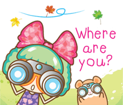 NOOYIM little girl(EN) sticker #8558907