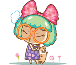 NOOYIM little girl(EN) sticker #8558920