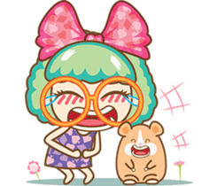 NOOYIM little girl(EN) sticker #8558922