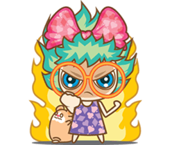 NOOYIM little girl(EN) sticker #8558923