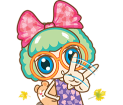 NOOYIM little girl(EN) sticker #8558925