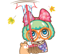 NOOYIM little girl(EN) sticker #8558934