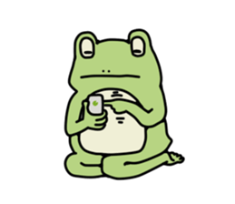 The frog3 sticker #8559488