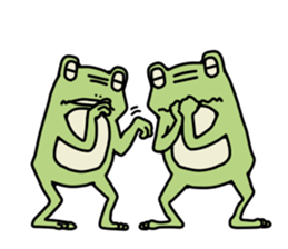 The frog3 sticker #8559510