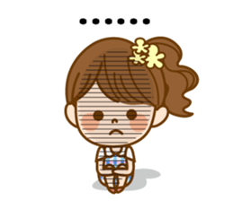 Girl cute honorific. sticker #8559959