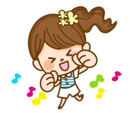 Girl cute honorific. sticker #8559972