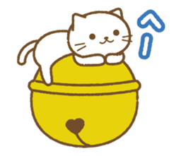Big bell cat sticker #8560110