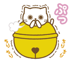 Big bell cat sticker #8560111