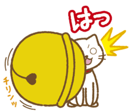 Big bell cat sticker #8560118