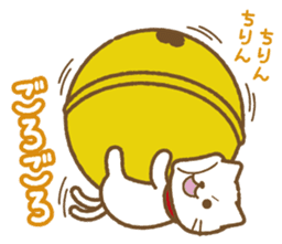Big bell cat sticker #8560140