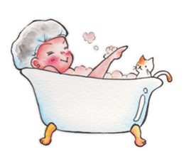 Japanese girl OKIKU sticker #8560262