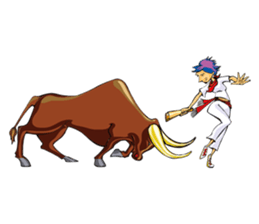 Party characters sticker #8560450