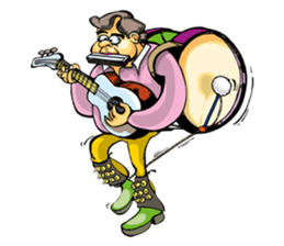 Party characters sticker #8560451