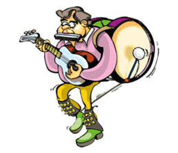 Party characters sticker #8560451