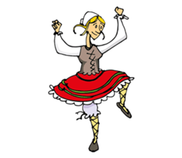 Party characters sticker #8560452